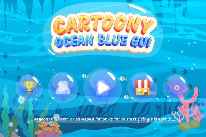 Cartoony GUI - Ocean