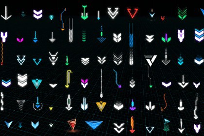 Sci-Fi UI Arrow Collection
