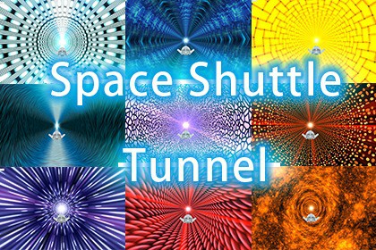 Sci-fi Tunnel of Space Shuttle